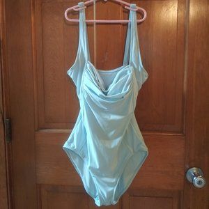 Calvin Klein Baby Blue Swimsuit (Size 14)